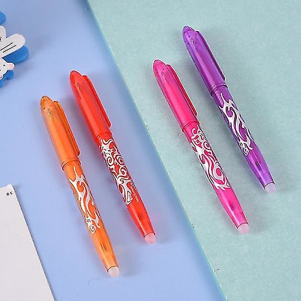8-pack Multifärgade Suddbara Gelpennor Student Skrivning Kawaii Kreativ 8 ST