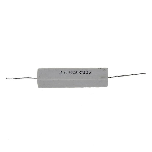 5x 10W 20 Ohm 5% Trådviklet Keramisk Cementmodstand 10 Watt