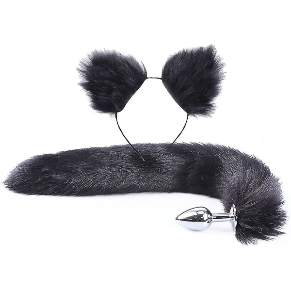 The Foxs Ear And Tail Plug Sports compatible Play Cosplay Is compatibleable compatible All Womens Christmas Gifts(GET IT)