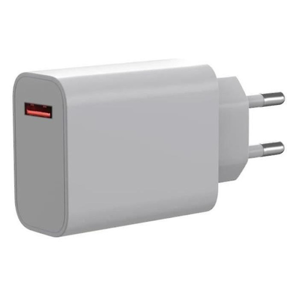 33W snabbladdare + USB-C USB-kabel för TCL 40 SE 6,75\" - Vit