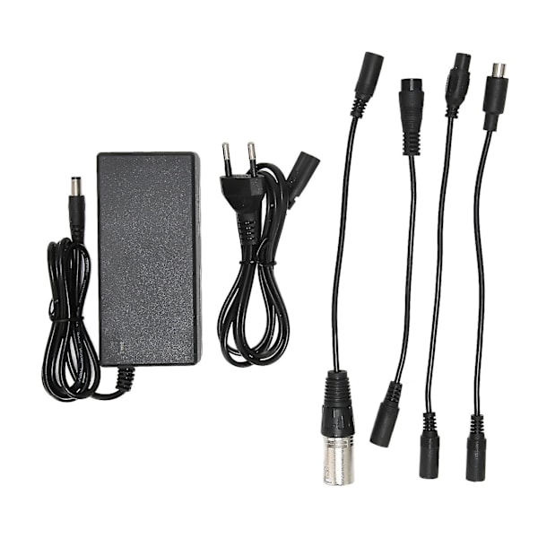 36V Litium-akku Nopea Latausvirtalähde Adapteri - 42V 2A DC5.5x2.5 EU-pistoke