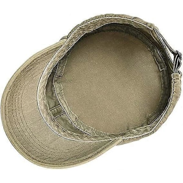 Vasket Bomuld Militær Kasketter Cadet Army Kasketter Unikt Design UV Beskyttelse