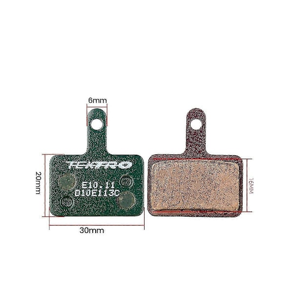 2 par E10.11 bremseklodser cykel hydraulisk skivebremseklodser til M335 395 metal cykelklodser cykling par