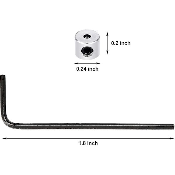 100 stk. Pinstikkere Pinslåse Pinstikker Låsende Spænde med Nøgle, 6 x 5 mm