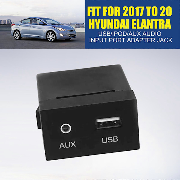 USB/iPod/AUX Audio Input Port Adapter Jack 96120-F2000 Til 17-20 Hyundai Elantra