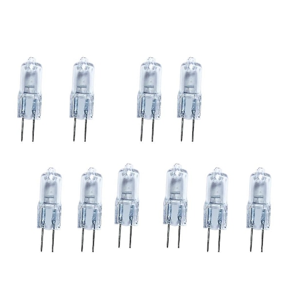 10 stk. Super Sterk G4 6V 10w Wolfram Halogen Base Pære Lampe Lys