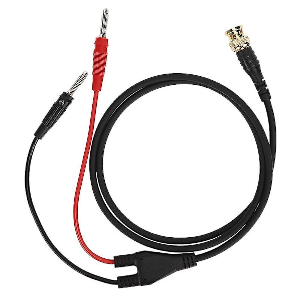 P1067 120cm Testledningskabel med BNC-kontakt till 4mm stapelbar bananplugg