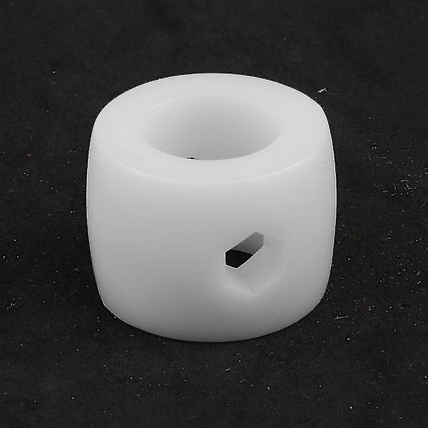 4 stk. 16 mm Bordfodboldbord Stang Bumper Buffer Til Bordfodbold Hvid