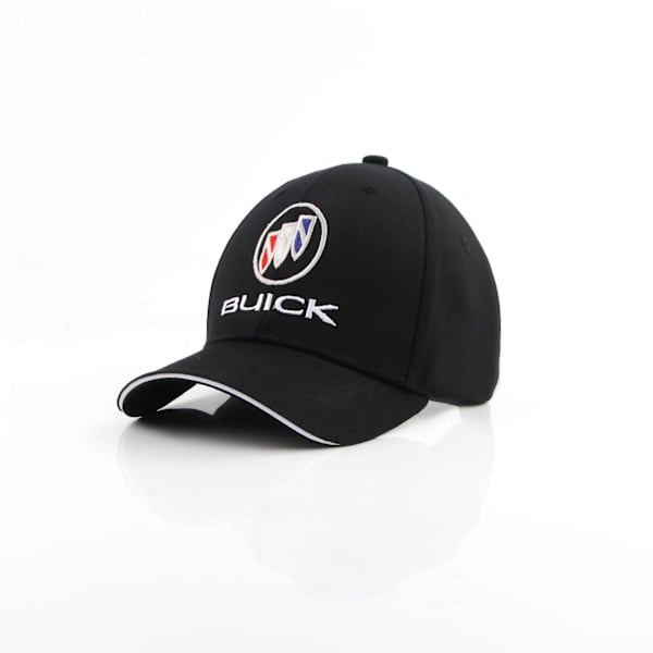 Buick broderad logotyp justerbar unisex resebasebollkeps hatt resekeps racing motorcykelkeps