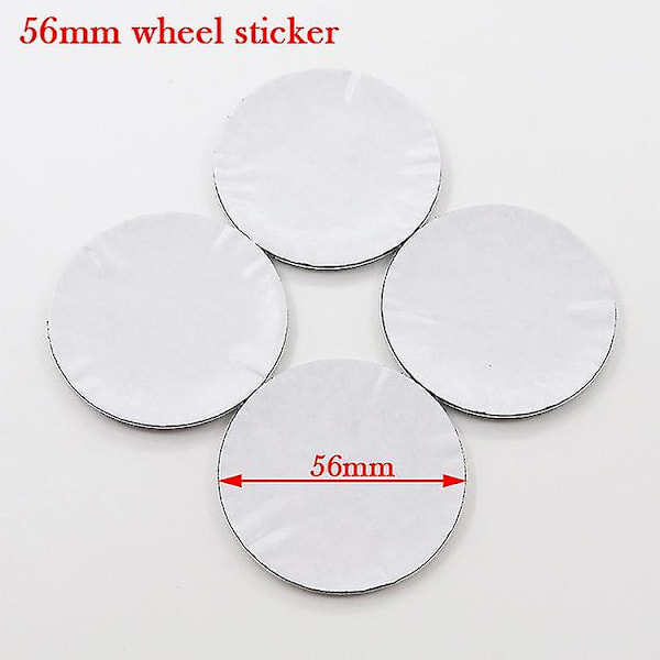 4 kpl 3D 56 mm Ssangyong Auton Tarra Pyörän Keskiö Hub Tarra Vanteen Luova Tunnus Peittää Koriste Tarra Tarvikkeet, musta