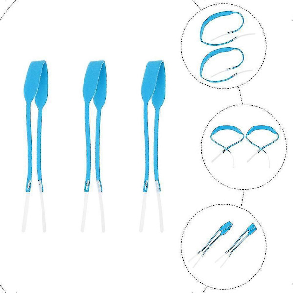 3 kpl soonges tracheostomia-kaulus aikuisille tracheostomia-kiinnitysremmi kaula trach-suoja tracheanauhat