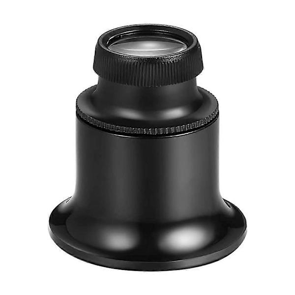 12 stk. 20x Juveler Loupe Forstørrelsesglas, Smykke Øje Loop Forstørrelsesglas til Urreparation, Diamant