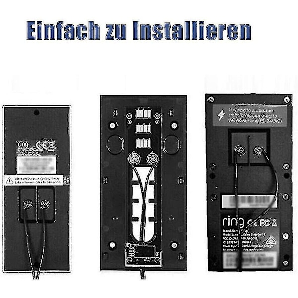 Strömadapter för Nest Hello Videodörrklocka, Videodörrklocka Videokommunikation Ty