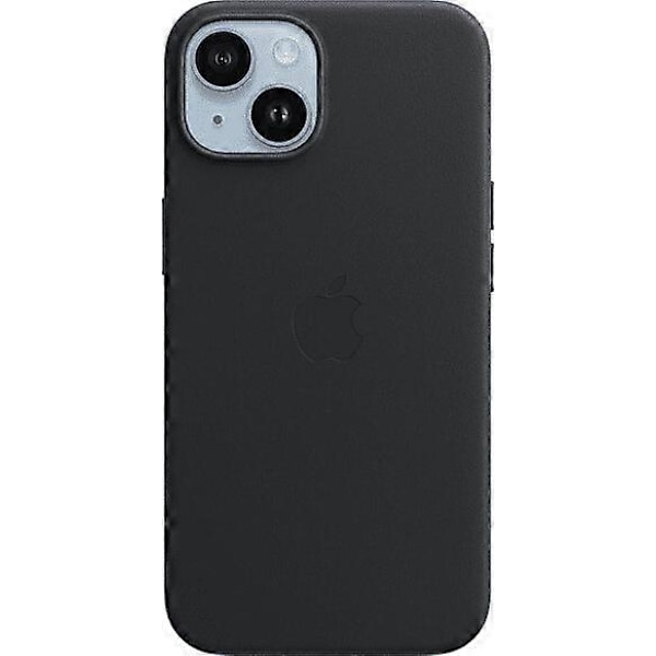 Apple MPP43ZM/A MagSafe Aito Nahkainen Kotelo iPhone 14:lle - Musta