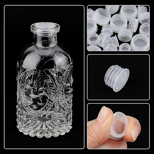 50 stk Salt- og Pepperdrysserpropper - Plastutskiftningsplugger