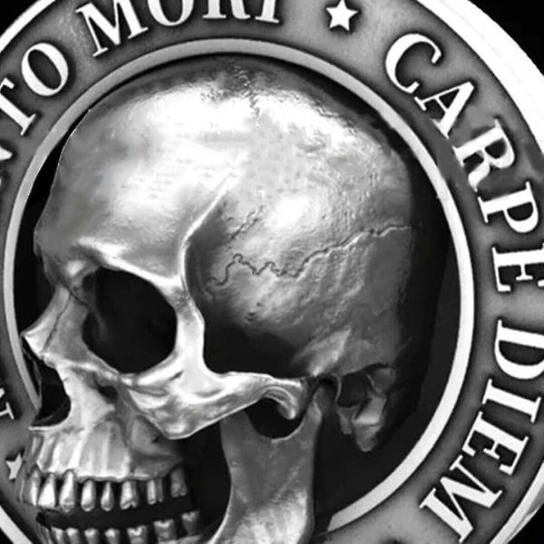 Memento Mori Kranievedhæng Halskæde Mænd Gothic Punk Smykker Gave Tilbehør