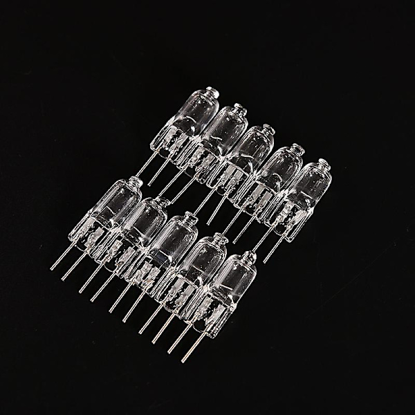 10x G4 Jc Typ Halogenlampa 12v 10w