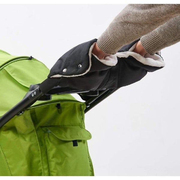 Rattailasimme kädet lämmittimet käsivarren fleece-hanskat 4 tarranauhalla vauvalle Tuulenpitävä ja kylmä