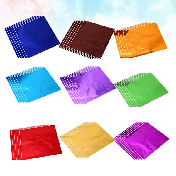 900 st Nativity-hantverk Folie Chokladomslag Folie Bladpapper Folie Inpackningspapper Mat