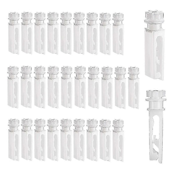 30 kpl Pystylamelliverhojen Vaihto Valkoiset Varret Pystylamelliverhoille s202412121253