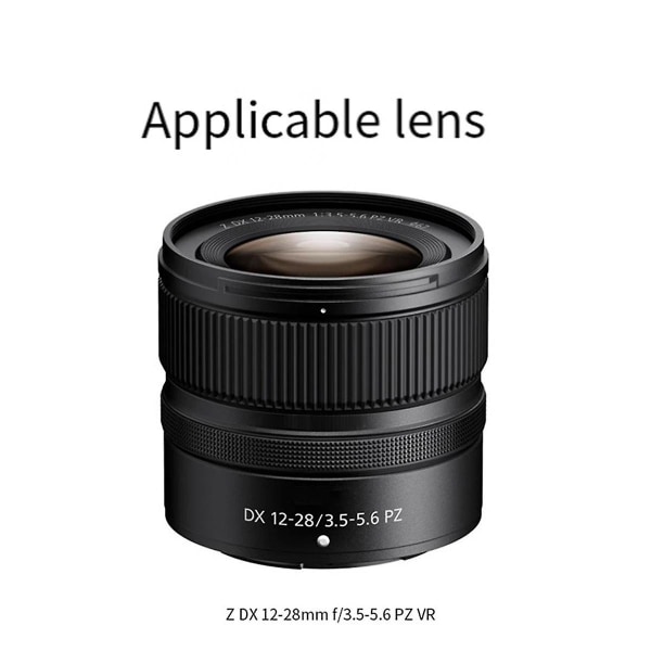 HB-112 Bajonett Objektivhette Blomstformet Objektivskygge for Z DX 12-28mm F3.5-5.6 PZ VR Objektiv på Z30 Z50 ZFC Z5 Z7 Z6 II Z8 Z9
