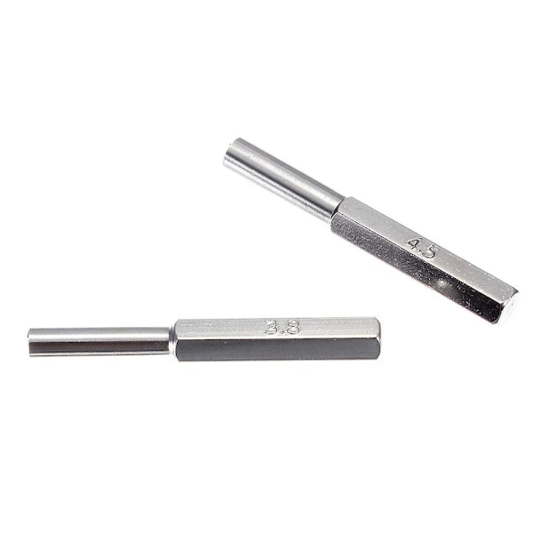 2 st 3,8 mm 4,5 mm Säkerhetsskruvmejsel Hexagon Bit Gamebit för Nintendo Nes N64 Jikaix