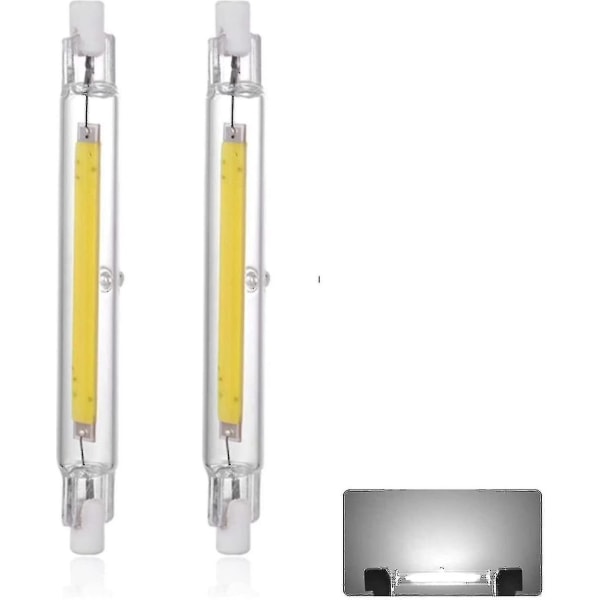 R7s 118mm 40w Led-lampa Cool White 6000k, 3000lm, J118 400w Halogenlampa Ekvivalent, Dimbar, 360 graders linjär 40w R7s Tw