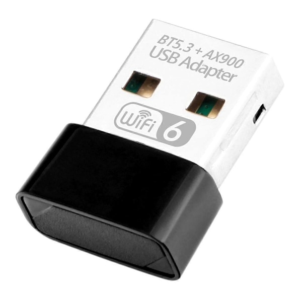 900 Mbps WiFi 6 USB-adapter Bluetooth 5.3 AX900 USB-dongel Trådlöst nätverkskort Dubbelband 2.4/5G Gratis drivrutin för PC