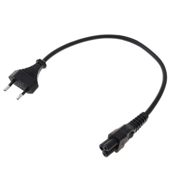 Nätadapterkabel EU 2-stiftshane till IEC 320 C5 Micky för notebookströmförsörjning 3