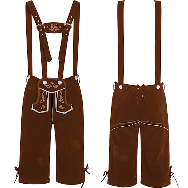 tectake Lederhose Walchensee Brun M