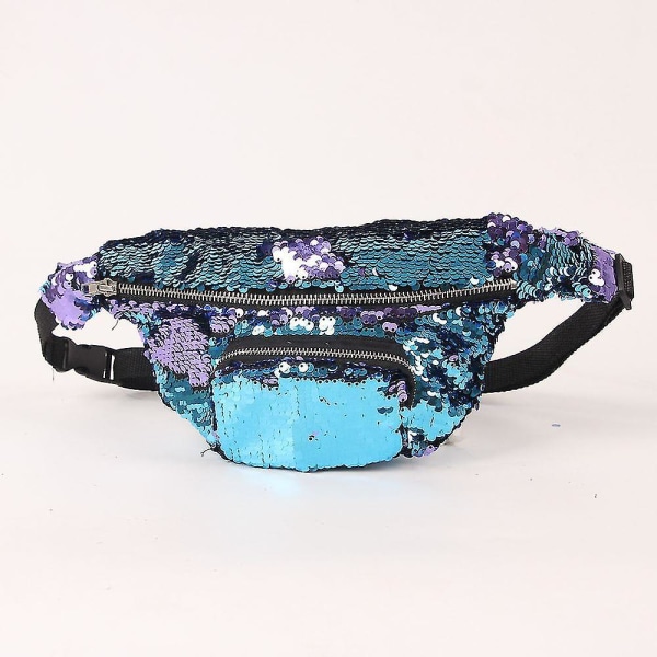 Sequin Fanny Pack (blå)