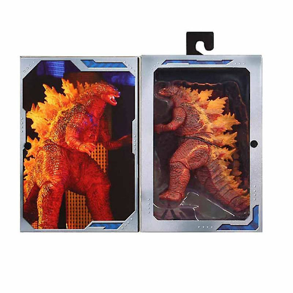 Godzilla Monsterverse Playmates Actionfigurer Godzilla i Flammer Monster Actionfigurer