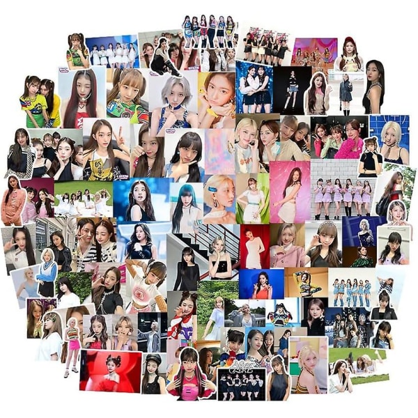 Kpop Girl Group Ive klistermärken 97 st Ive klistermärke pack Ive After Like album klistermärke set söta små Ive tecknade klistermärken Kpop klistermärken Ive