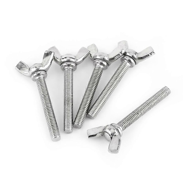 5 stk. M5 Vingerbolte Vingerbolt Skrue Rustfrit Stål Vingerbolte Skrue Tommelfinger Skruer [M5*10mm]