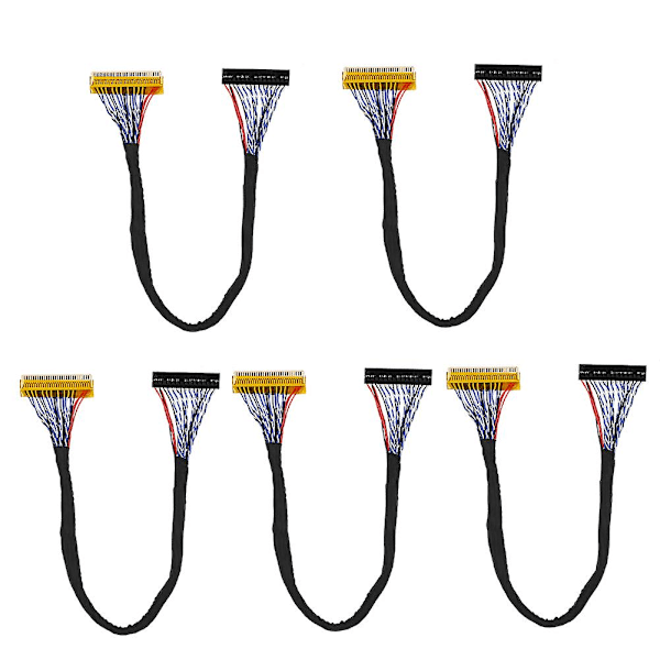 LVDS-kaapeli - 5 kpl, 2 kanavaa, 8-bittinen, 1280x1024, 17/19 tuuman TFT LCD-paneeli