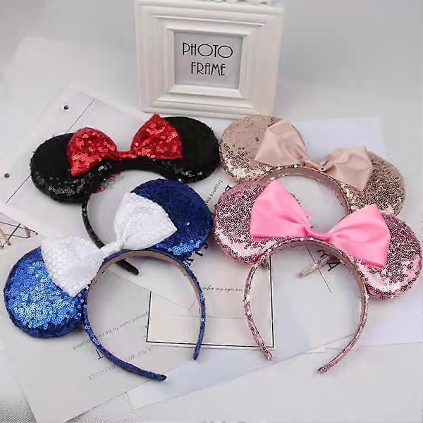 5,5 meter Blå Paljettband 7,4 cm Brett Elastiskt Paljettband 8 Rader Paljett Rulle Glitter Stretchband Platt Paljettremsa Spets DIY Sömnad