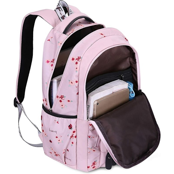 Dames Ryggsekk Skoleveske - Rosa