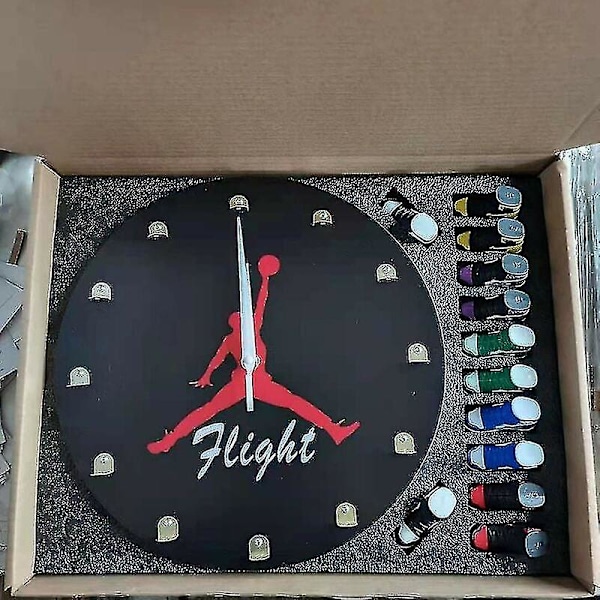 Hjem 30cm Aj1-12 Ur, Dial Ur Til Hjem Soveværelse Cafe Bar Dekoration (jordan)