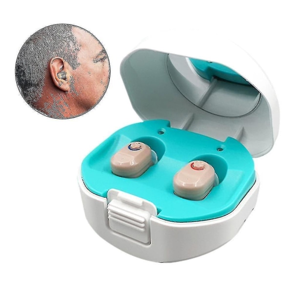 Digitala hörapparater Laddningsbar digital hörapparat med case Audifonos hörapparat Hörselförstärkare för äldre 2 februari