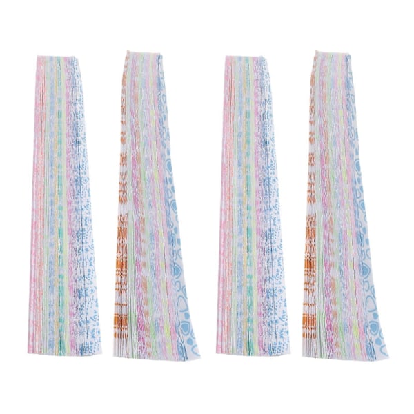 840 kpl Japanilaisia tarvikkeita Onnentähti Figuuri Tee-se-itse Tähtipaperi Värikäs Origami Tähti