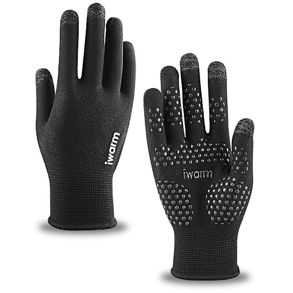 Outddor Vinter Varma Handskar Män Kvinnor Motocykel Handskar Termisk Fleece Vattentät Anti-slip Touch Screen Hel-Finger Skidvantar