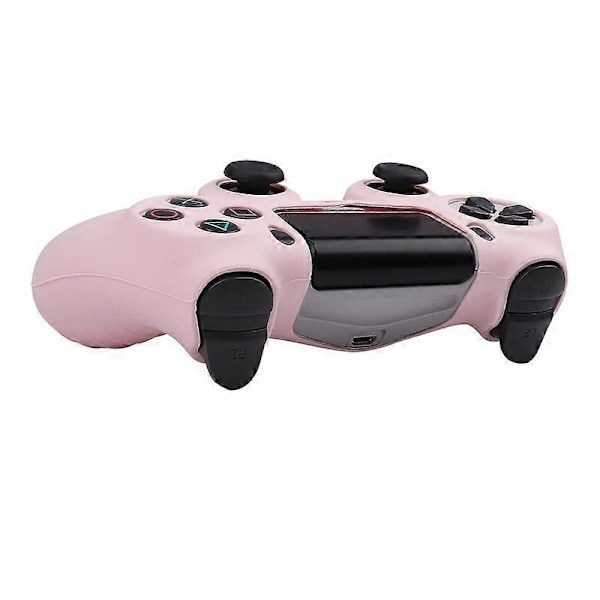 Rosa Mjukt Silikonskyddsfodral för PS4-handkontroll, Spelkonsolfodral, Videospelsaccessoarer för PS4 Joystick-fodral