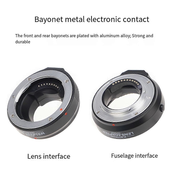 4/3 til M4/3 Kamera Adapter Ring Auto Fokus Linse Mount til Panasonic
