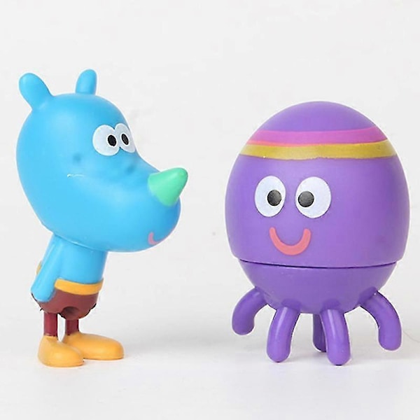 Hey Duggee Serie Anime Actionfigur PVC Skrivebordsbilpynt Bursdagsgave til Barn Fans -Sy