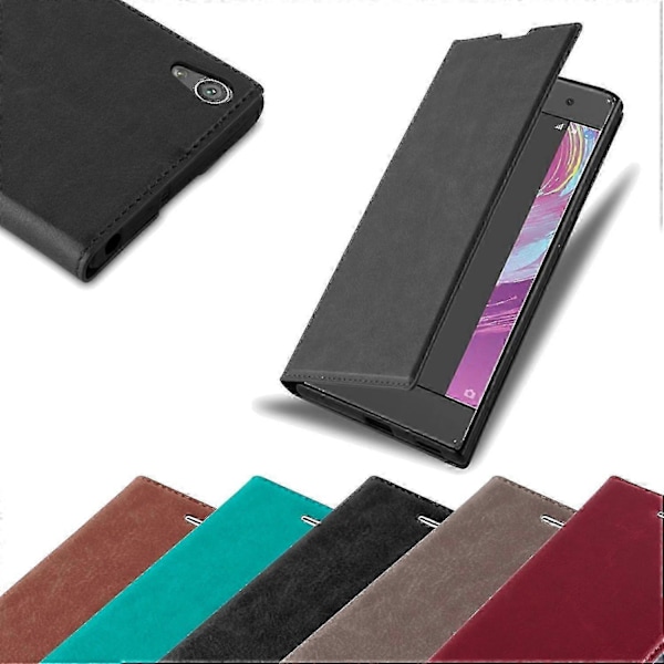 til Sony Xperia Xa1 Ultra - Etui med Standfunktion og Kortlomme