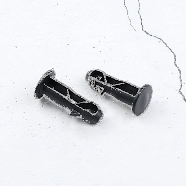 3 Par Hengselbolter Hengselpinner For Søppelbøttelokk Bins For Å Passe 240/120/100/60l Utendørs Søppelbøtter, 65mm X 18mm, Svart Plast