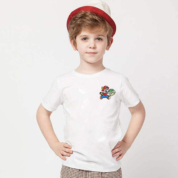20 kpl Silitysliimattuja Laattoja, Mario Bros Kirjailtuja Applique-Laattoja Ommeltavia Silitysliimattuja Laattoja Koristelaattoja Vaatteille, Takille, Kengille, Laukulle, Lippikselle