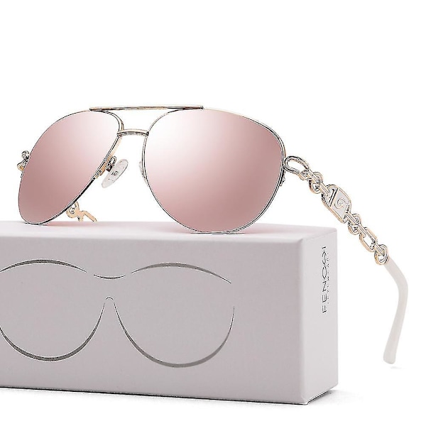 Polariserade Aviator Solglasögon, Lätt Metallram Solglasögon Uv400