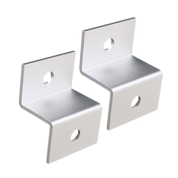 4 stk. Veggbrakett Stativ Solcelle Skursett Solcelle Tiltfeste Panel Solenergi Solcelleholder Z-braketter