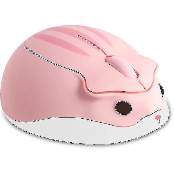 Trådløs Mus Søt Hamsterformet Datamus 1200dpi Mindre Støy Bærbar Usb-mus Trådløs Mus (rosa)